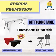 6ft Folding Table / Multipurpose Folding Table