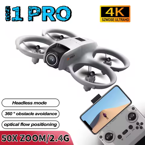 2025 I1 PRO Drone Optical Flow 180 ° electric adjustment Dual Camera 4K HD Aerial Photography Quadco