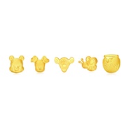 CHOW TAI FOOK Disney Classics 999.9 Pure Gold (1-SIDED) Earrings Collection - Pooh and Friends