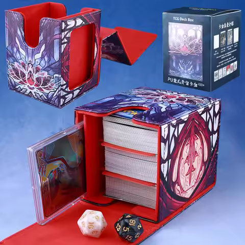 Gacha Flip Side Insert Card Collection Box Game Peripheral Card Box Home Small Object Storage Box Yu