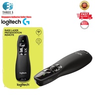 Logitech R400 2.4Ghz USB Wireless Presenter Red Laser Pointer Pen PPT Remote Control for PowerPoint 