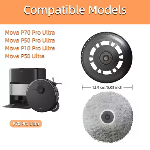Original Mova P70 Pro Ultra Mop Pad Holder Accessories For P10 Pro Ultra/P50 Ultra/ P50 Pro Ultra Ro