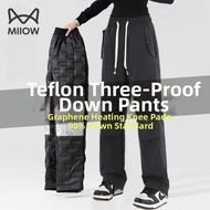 MiiOW | Water-resistant Insulated Down Pants Straight Cut For Extreme Cold Skiwear