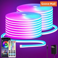 RGB neon light strip, outdoor garden, room living room decoration neon light strip, 5-30MB, 5050RGB,