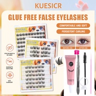 【FREE 5PCS Lashes TOOLS】Glue-Free False Eyelashes super sticky Eyelashes BQI Soft Self-adhesive Eyel