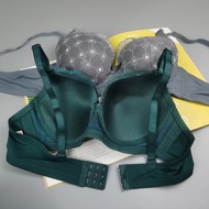 3/4 Coverage Bra Cup BC 38~44 Underwired Cup Flora Embroider Cotton Bra Lingerie / Baju Dalam Wanita