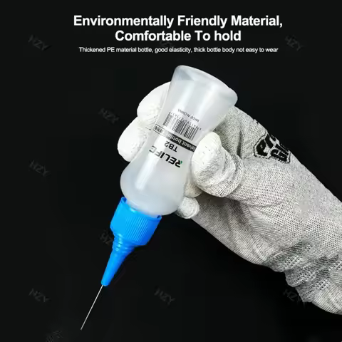 50ml RELIFE TB2 Needle-tube Solvent Bottle for Alcohol/Frame Removal Fluid/Glue Strong Sealing Doubl