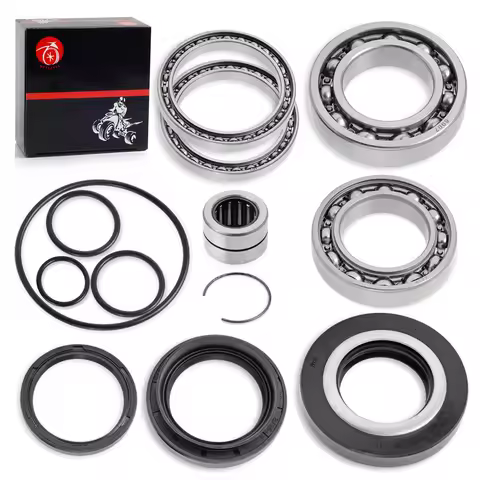 REAR DIFFERENTIAL BEARING & SEAL KIT For HONDA RANCHER 420 TRX420 2WD 4WD 2007-2013