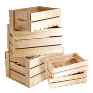 Wooden crate packing additional wooden crate