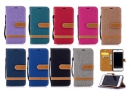 Samsung Galaxy S9， S9 Plus denim Leather case cover