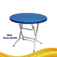 Plastic table / Meja Pasar Malam / Foldable Plastic Dining Table Meja Lipat / Meja Plastik 3‘ x 3’ d