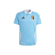 Adidas Belgium National Team Belgium Away Authentic Jersey Soccer Jersey Player Edition Mens Blue IQ