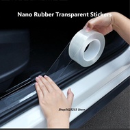 Car Sticker For Nissan Note E13 E12 E11 Accessories Door Sill Strip Transparent Protective Film Anti-Stepping Bumper Invisible