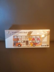 KMB O305 Red A 九巴 O305 巴士 路線 68X 佐敦道碼頭 No. 64 (全新未拆) 微影 TINY