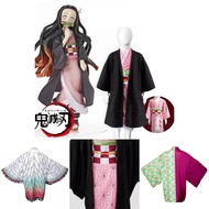 Demon The Emulate Slayer Character Kamado Nezuko With This Breathable Kimono Costume Kids For