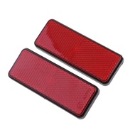 2pcs Rectangle Reflective Reflector Motorcycle Motorbike ATV Scooter Dirt Bike Moped 4 Wheeler Refle