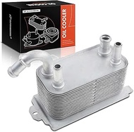 A-Premium Engine Oil Cooler Compatible with Volvo XC60 2010-2013 S60 2011 XC70 2008-2011 S80 2008-20