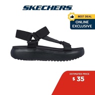 Skechers Online Exclusive Women BOBS Pop Ups 3.0 Sandals - 113746-BBK Hanger Optional, Machine Washable, Plush Foam SK71