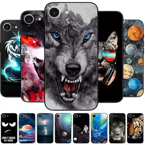 Phone Cases for iPhone 16e Cover Protective Silicon TPU Soft Funda for Apple iPhone 16e 2025 Back Co