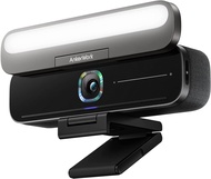 Anker Work B600 Videobar Webcam with Light, with 2K Camera & Lighting for Video Conferencing, Noise