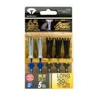 DAIYA GOLF Golf Tees, Aerospark Tee 65th Anniversary Model, Made in Japan, 360-degree swivel functio