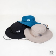 Erqi Store) THE NORTH FACE HAT Men Women Bucket Functional Breathable Wide-Brimmed Sun Tooling NF0A5