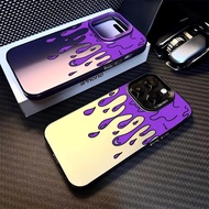 Phone Case for Xiaomi Redmi Note 9 10 Pro 9S 9T 9C 12 13C A1 A2 Plus Cover Purple Paint Graffiti Art