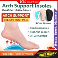 Arch Support Insoles Foot Pain Relief Flat Feet Orthopedic Shoe Insert Cushion Heel Pad Shock