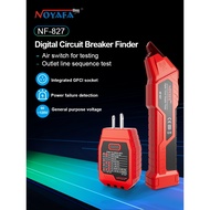 Noyafa Auto Circuit Breaker Finder NF-827 Fuse Socket Tester 120V Circuit Breaker Electrician Diagno