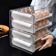 Storage box    drawer crisper box for egg refrigerator lattice storage box