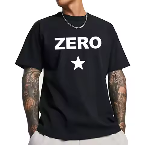 Zero The Smashing Pumpkins T-shirt Short Sleeve Cotton Soft Tee-shirt Summer Casual Graphic Printed 