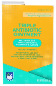 Rite Aid Triple Antibiotic Ointment 2 Ounce, First Aid Ointment for Minor Scratches and Wounds and P