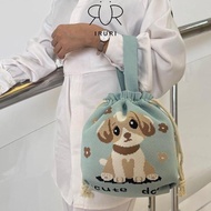DF65 }} IRURI MOMO Bag A002 Women's Knitted Handbag Trendy Latest