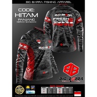 FISHING JERSEY BARRA FISHING APPAREL 2511 CUSTOME NAME BLACK CAMOU FISH