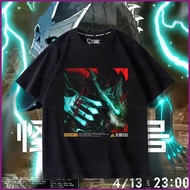 HT Kaiju No8 Cosplay cloth 3D summer T-shirt Anime Short Sleeve Top HT