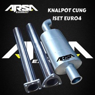 CUNG EURO4 (OVAL) EXHAUST ONE SET | CANTER EURO4 | DUTRO EURO4 | DYNA EURO4 | ISUZU EURO4