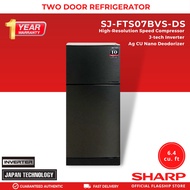 Sharp SJ-FTS07BVS-DS 6.4 cu.ft 2 Door No Frost Inverter Refrigerator