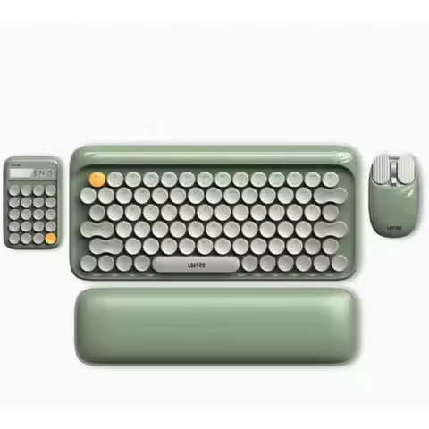 Lofree EH120/EH118 Knight Set Half Summer Companion Set Polka Dot Wireless Bluetooth Mechanical Mous