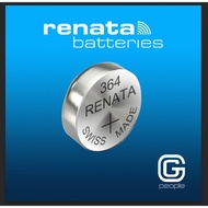 RENATA 364.SP / 364 / SR621 SILVER OXIDE ORIGINAL SWISS MADE WATCH BATTERY