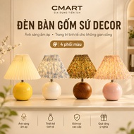 CMART.Gia dụng Desk Night Light Round Body Pleated Cage Nordic Style CM12 [CMART HOUSEHOLD UTILITY]