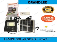 Lampu Sorot Solar Cell 50 Watt dan 100Watt Lampu Led Tenaga Matahari / Lampu Panel Surya / Lampu Tem