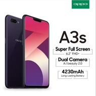 NEW A3s  (6gb+128gb) 6.2 inch 4230 mAh  13MP 4G LTE  (Ori New Import Set)  one year warranty