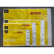 [LOOK AT DESCRIPTION] 50 PCS DHL Courier Parcel Flyer Bag A2 A3 A4 A5