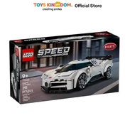 Toys Kingdom Lego Speed Champions Bugatti Centodieci Set 291 Pcs 77240 - White Block Bricks Kids Toy