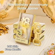 【24h ship】18th Birthday Anniversary bottle opener souvenir For Birthday Giveaways personalized