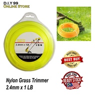 Nylon Grass Trimmer / Trimmer Line String / Tali Pemotong Rumput 2.4mm x 1LB