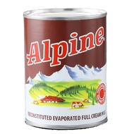 Alpine Evaporated Full Cream Milk 360Ml