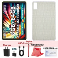 Paitanry Android 15 8.68" Tablet 8GB RAM+64GB ROM 5000mAh Battery 2.4G/5G WiFi 6 Stereo Speakers 134