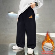 TUmama Bé Trai Mùa Đông Quần nhung thời trang mới Dày Ấm ống suông Giản Dị Quần Cho Trẻ Em