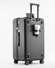 ZHUOLESHI | High Capacity Colorful Spliced Luggage 34 Inch